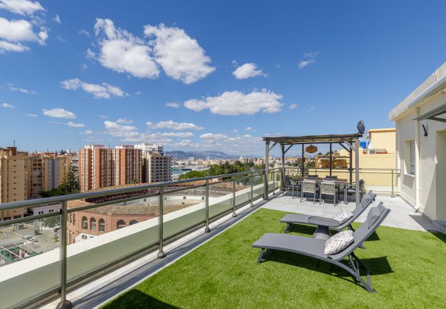 Apartamento en Málaga - !!!!!!!!0009 Penthouse Malagueta with Sea View Apartamento en Málaga - !!!!!!!!0009 Penthouse Malagueta with Sea View